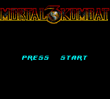 Заставка игры Mortal Kombat 3